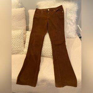 Tory Burch bootleg cut corduroys size 30 - never worn!